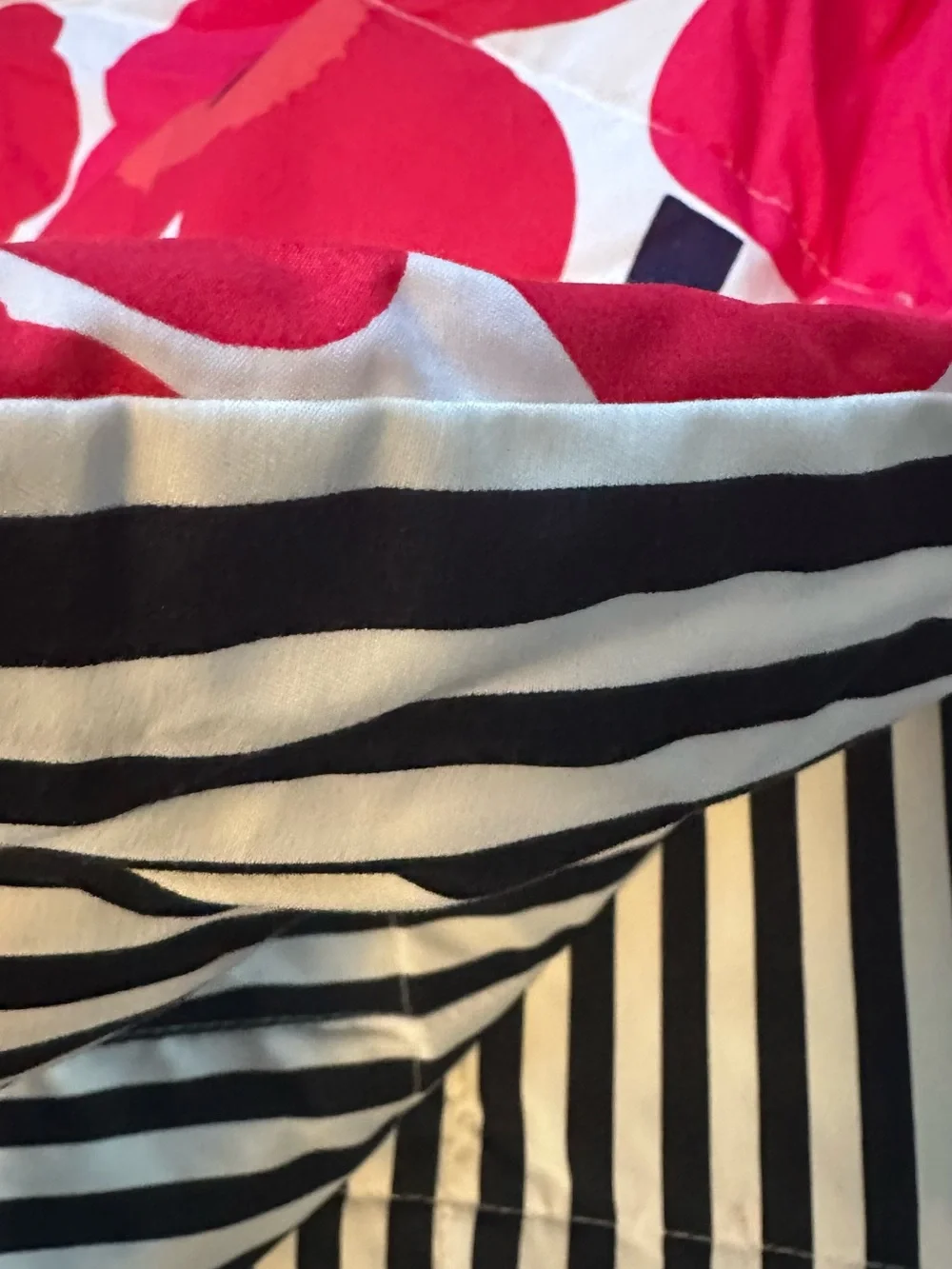 Marimekko Unikko Lightweight Quilt Comforter Queen Full EUC